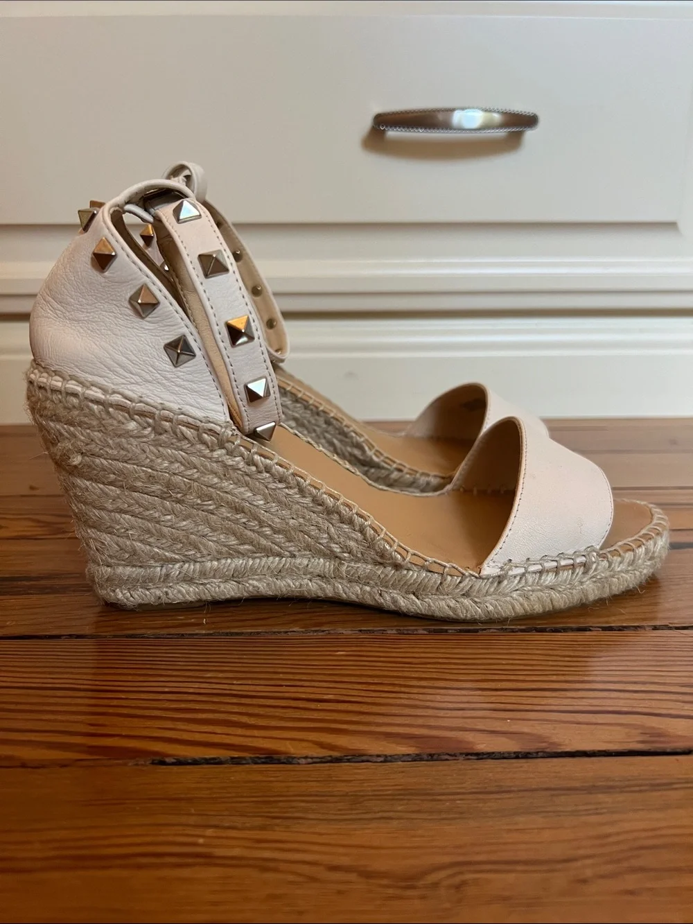 Maypol Espadrille Wedge Rockstud Sandals